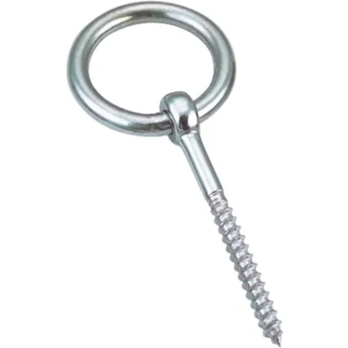 Kpe Holland Houtschroef Met Ring - Rvs 316 - 8x80mm
