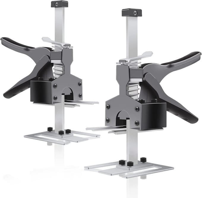 Handheld Tegellifter - 2 Stuks, 170 kg Draagvermogen, Verstelbare Helpmiddelen voor Tegels en Vloeren