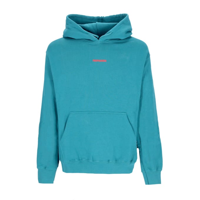 Heren Ribs Skin Hoodie Petrol