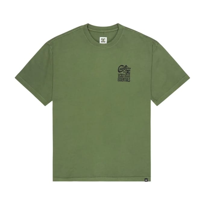 Dc Shoes Knotted T-shirt Met Korte Mouwen Groen S Man