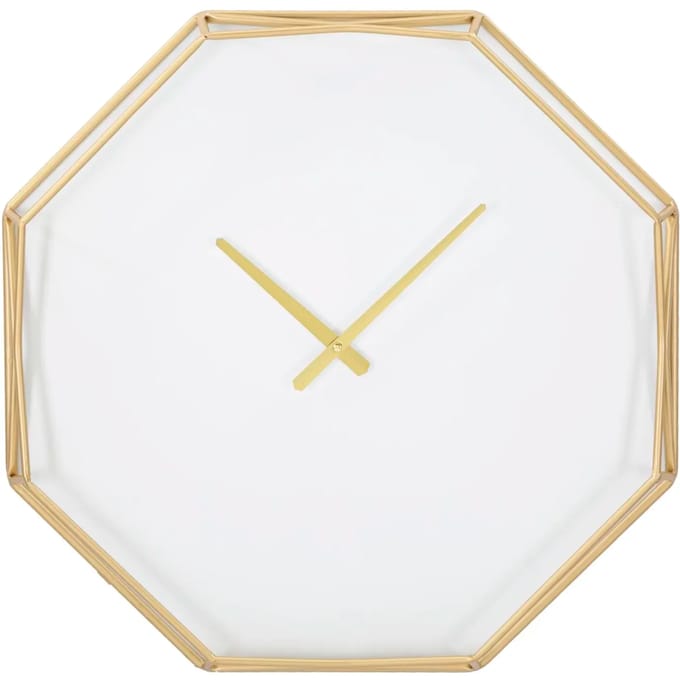 Analoge wandklok Mauro Ferretti Goldy Octagonal