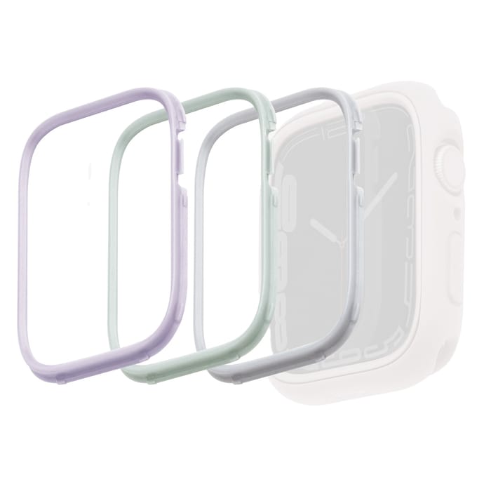 Uniq 3-pack Bezels - Moduo Bezel Bundel voor de Apple Watch - 40 / 41 mm - Sage & Lilac & White
