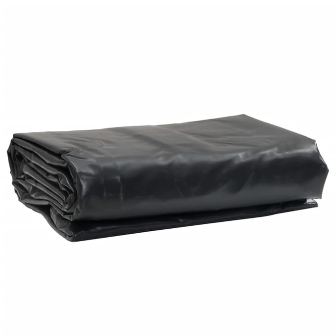 vidaXL - Zeil - 650g - / - m² - Antraciet - 5 - x - 5 - m - Canvas - met - PVC-coating