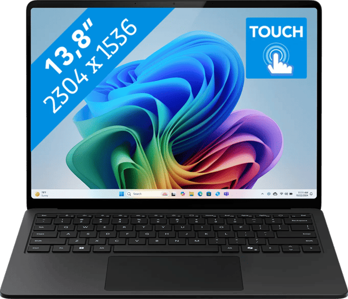 Microsoft Surface Laptop - 13.8 inch - Snapdragon® X2 Elite (12 Core) - 16 GB RAM - 512 GB SSD - Black - 8e Editie - Qwerty