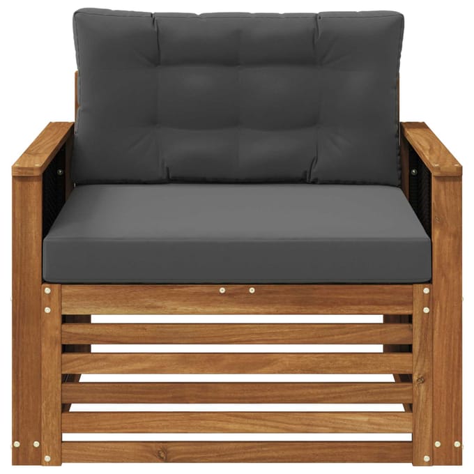 vidaXL - Buiten - Midden - Sofa - Naturel