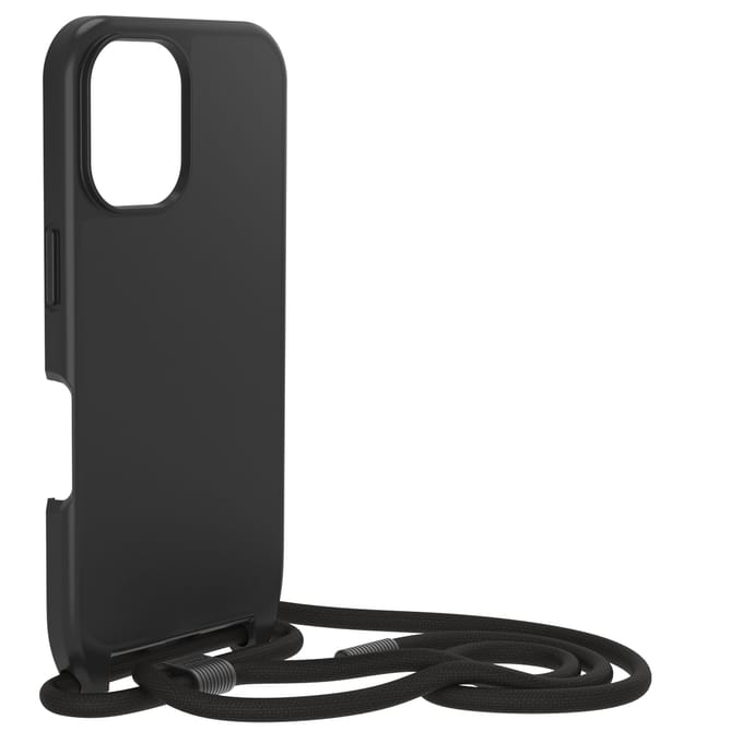 Otterbox - React Necklace Mag geschikt voor iPhone 16 Hoesje - zwart