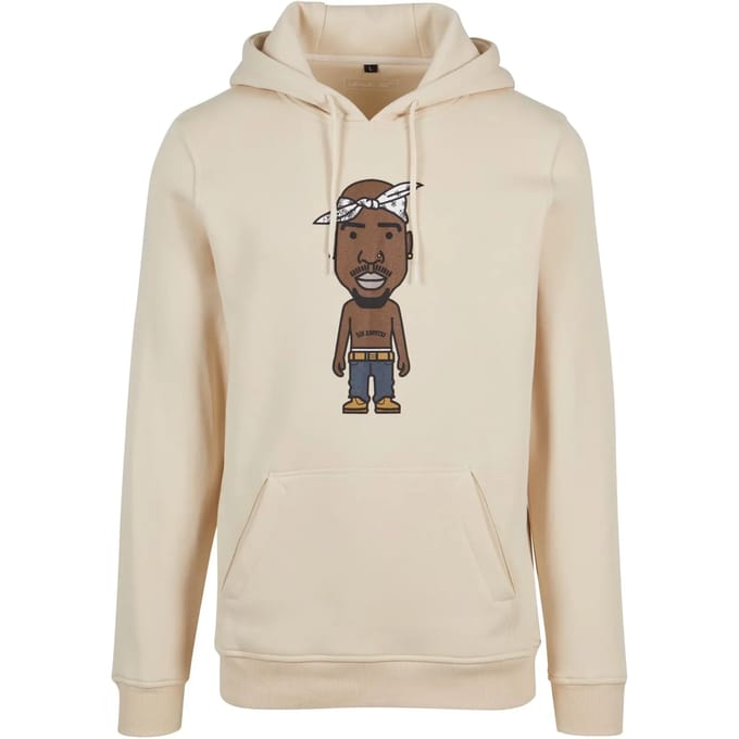 Mister Tee - LA Sketch Hoodie/trui - L - Beige