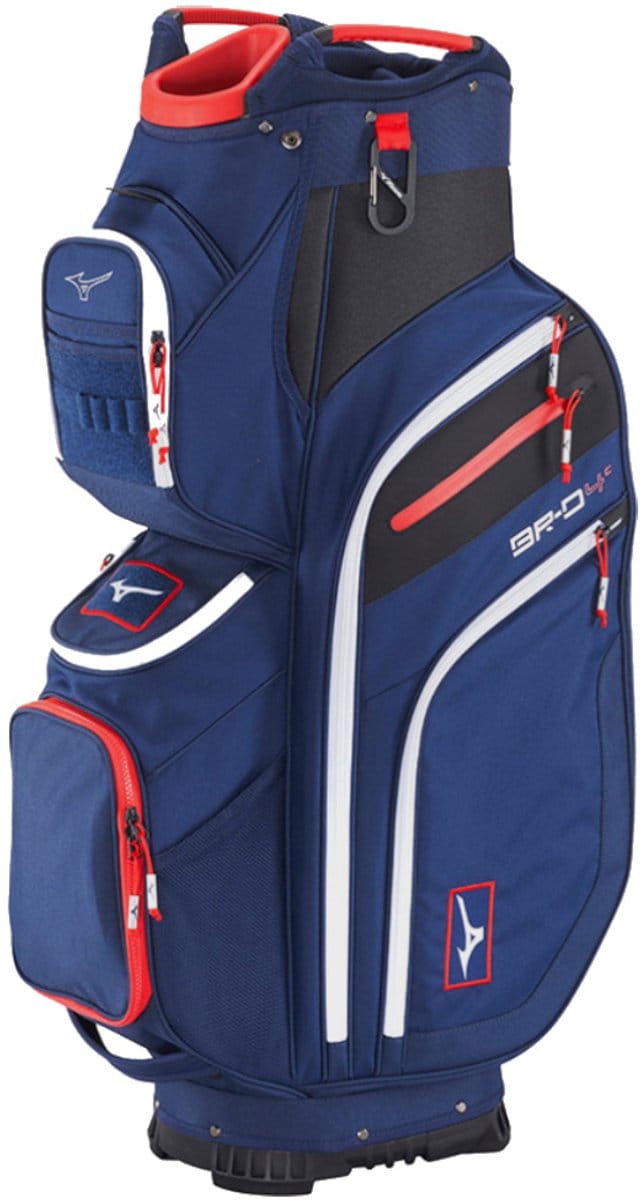Mizuno BR-D4C Cartbag - Blauw Rood