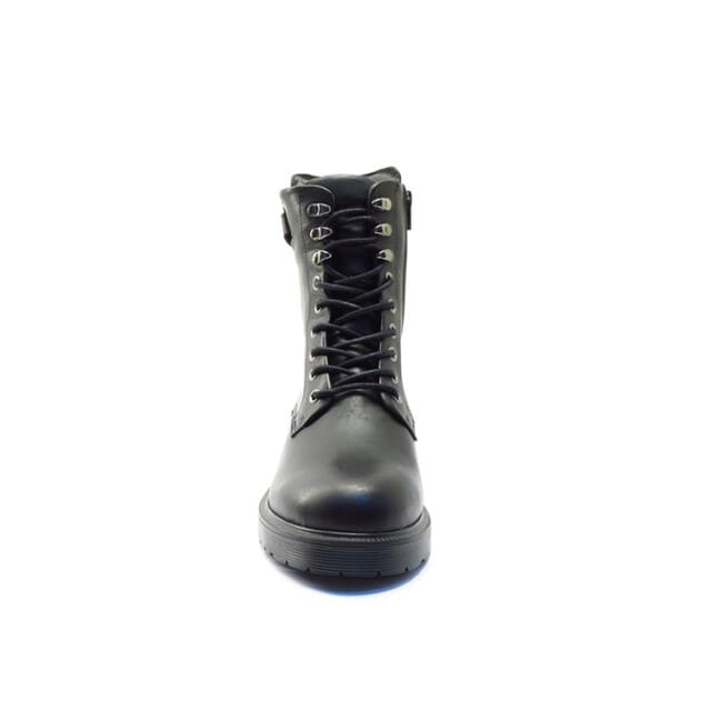 Aqa Shoes Velvet black boet A8806 A36 ZWART