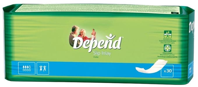 Depend Slip Inlay Zonder Plakstrip