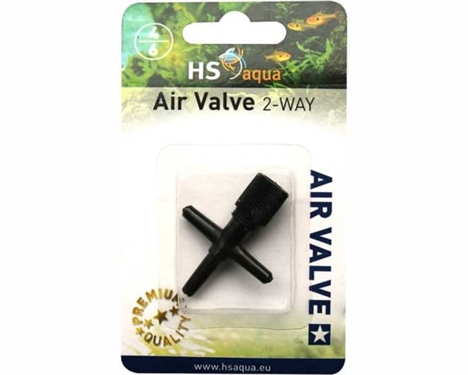HS Aqua 2-Weg Luchtkraan 4-6MM - 2 Stuks