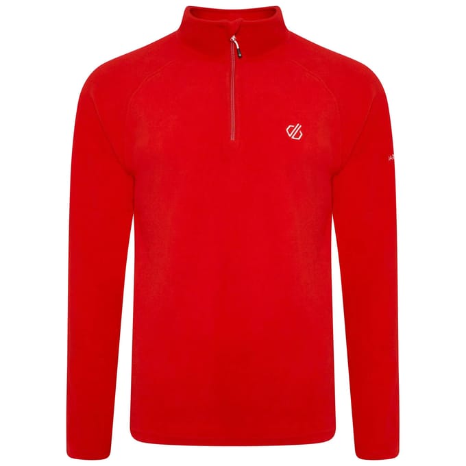Dare 2B Heren Freethink II Fleece Top (Gevaar Rood)