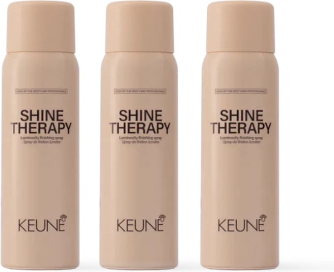 3 stuks - Keune - Shine Therapy - Luminosity Finishing Spray 75 ml