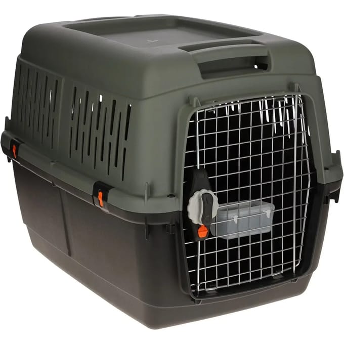 Transportbox - KERBL - Eco - Grijs en groen - 70 × 50 × 51,5 cm