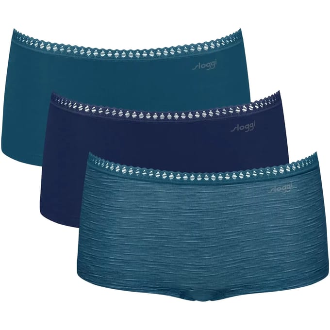 Sloggi GO Crush Short C3P Dames Onderbroek - TURQUOISE