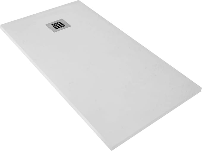 Klea Elite Composietsteen Douchevloer 120x90x3cm Wit