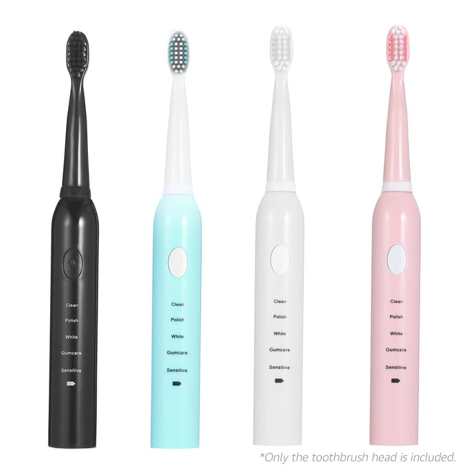 Paquet de 5 têtes de brosse à dents électrique de remplacement SA-86, ensemble de têtes de brosse à dents Extra douces, recharges noir
