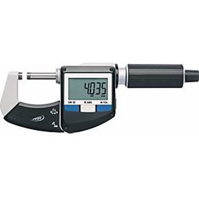 HELIOS PREISSER IP65 186641060 Schroefmaat Met digitale weergave 0 - 25 mm Aflezing: 0.001 mm