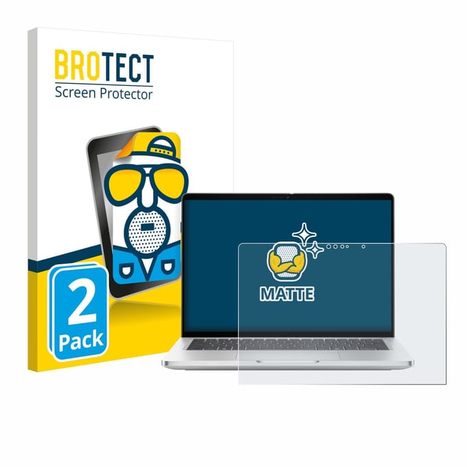 BROTECT - Screenprotector voor Dell Pro 13 Plus 2-in-1 - Folie Beschermfolie matte 2 Stuks