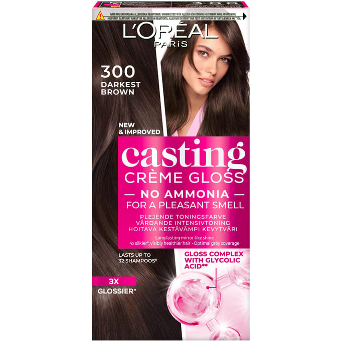 L'Oréal Paris L'Or&eacute;al Paris Casting Creme Gloss 300 Dark Brown 1 st