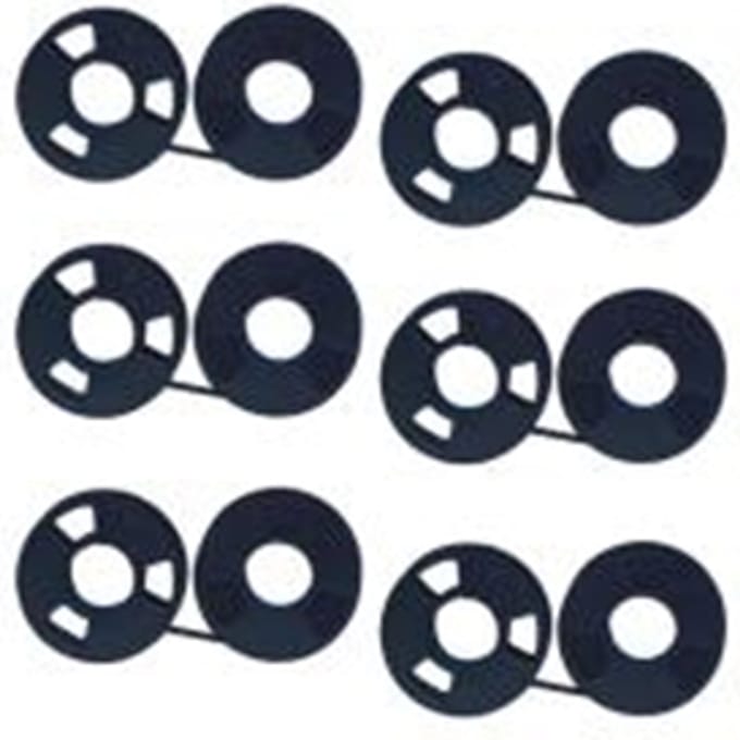 IBM 1040993 hoog contrast barcode inktlint zwart 6 stuks (origineel)