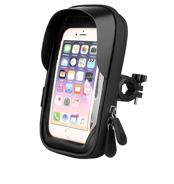 Waterdichte telefoonhouder voor fiets - Zwart