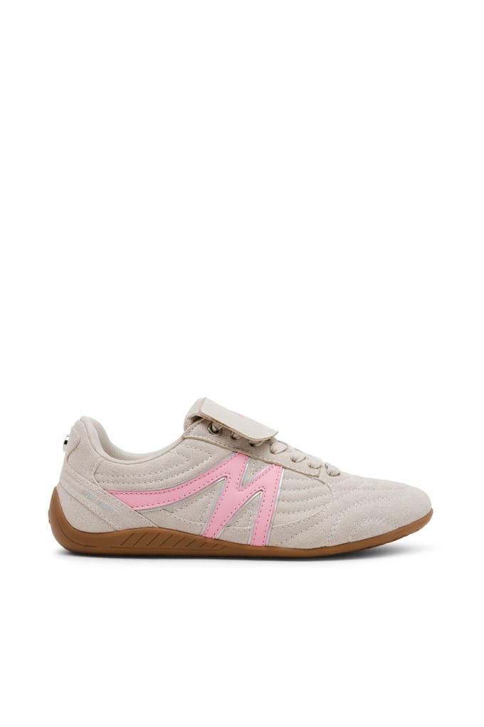 Steve Madden Freekick Sneakers Bone/pink Größe: 36 | Trainers Outlet | Damen | Weiß