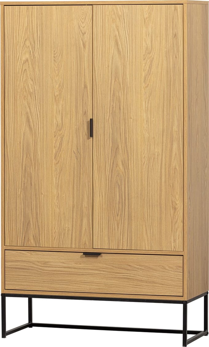 WOOOD Silas 2-Deurs Kast - Eiken - Melamine - 149x85x36