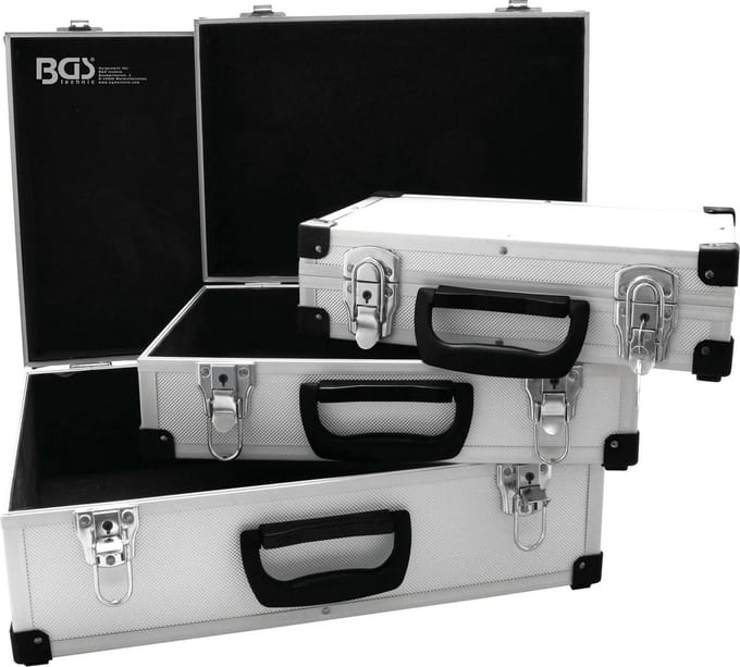 BGS Gereedschapskofferset - 3-delig - Aluminium - Zilver