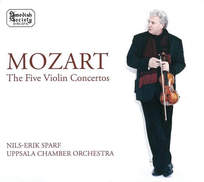 Nils-Erik Sparf, Uppsala Kammarorkester - Mozart: The Five Violine Consertos (2 CD)