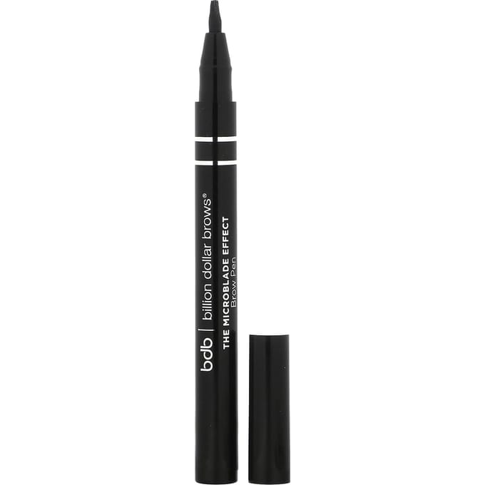Billion Dollar Brows, Microblading Effect, Wenkbrauwpen, Raven, 1.2G(0.42oz) black