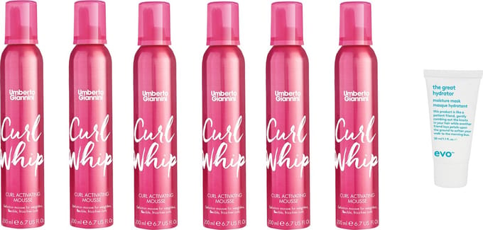 6 x Umberto Giannini - Curl Whip Activating Mousse