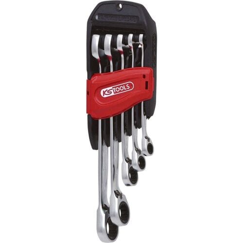 KS Tools 503.4605 Ring-steeksleutelset 5-delig Sleutelbreedte (metrisch) 19 mm