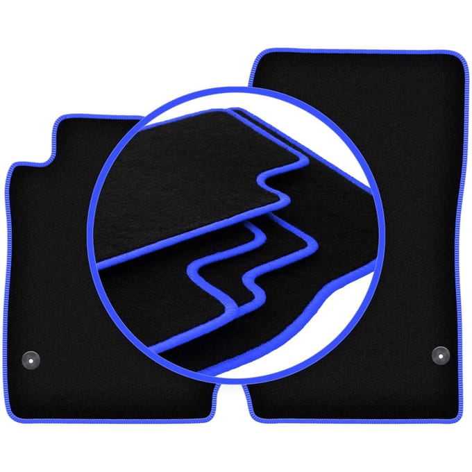 CARLUX-BLUE automatten voor: Mercedes SLK R171 coupé (2004-2011)