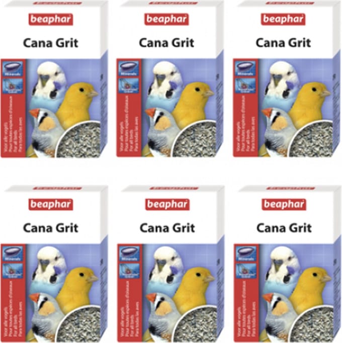 6x Beaphar Cana grit - vogelvoer - 225g