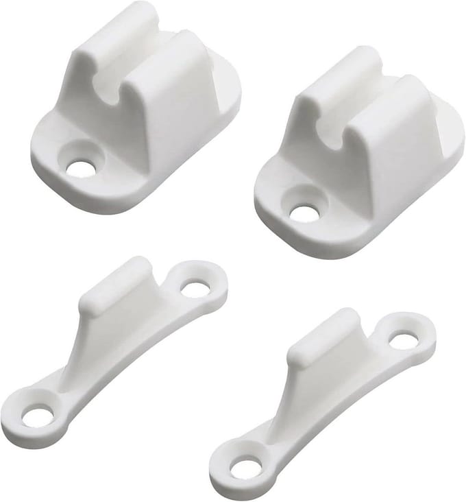 Caravan Deur Retainer Catch Set van 2 - Nylon Deurstopper voor Camper en Boot
