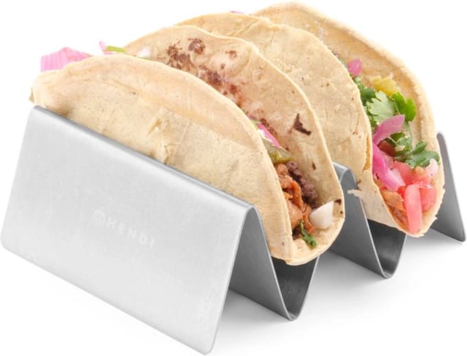 Présentoir pour sandwichs et hot-dogs, 2 compartiments - Hendi 429440