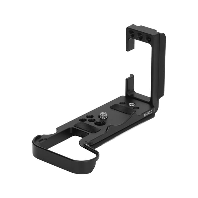 L Camera Beugel Snelkoppelingsplaat Aluminiumlegering Verticaal Horizontaal Anti-slip Vulling Camera gray