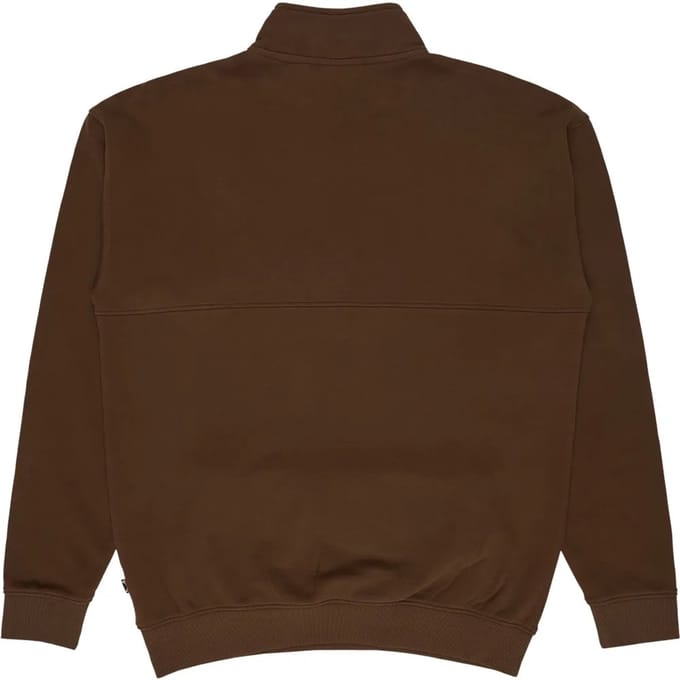 Billabong Core Lord Sweatshirt Met Halve Rits Bruin M Man