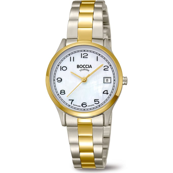 Boccia Titanium 3324.02 Dames Horloge 31 mm