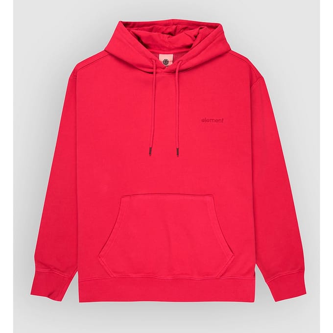 Element Lowcase Pigment Hoodie rood