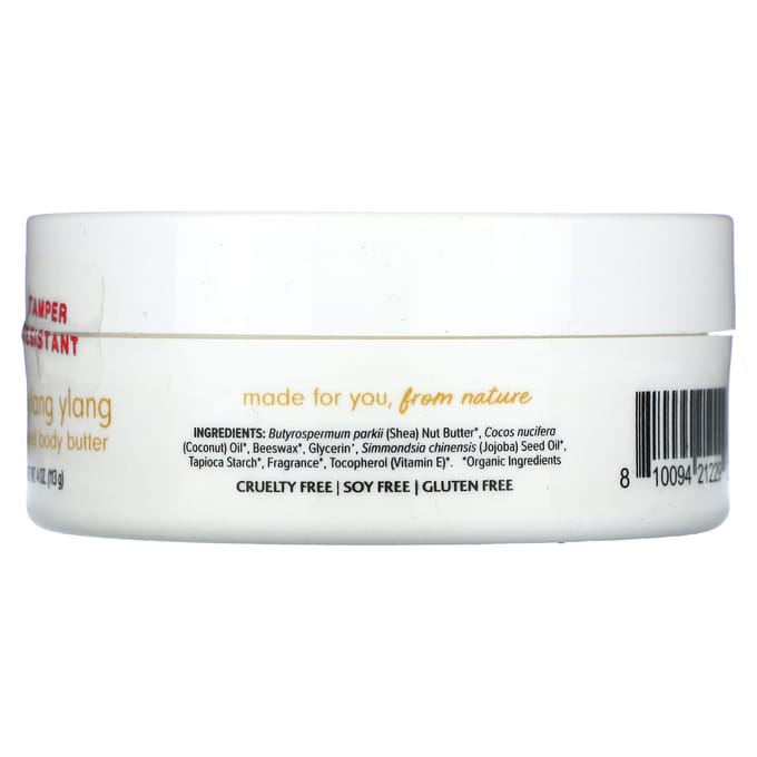 Dr. Mercola, Ola Botanicals, beurre corporel fouetté, ylang-ylang doux, 113 g (113g) white
