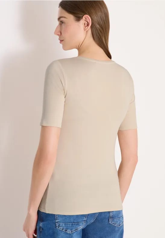 Shirt in effen kleur