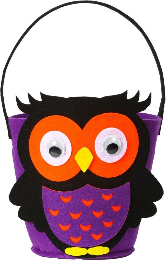 Halloween tasje uil