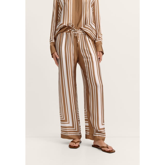 Bugatti Damen Vrijetijdsbroek met grafische print van viscose