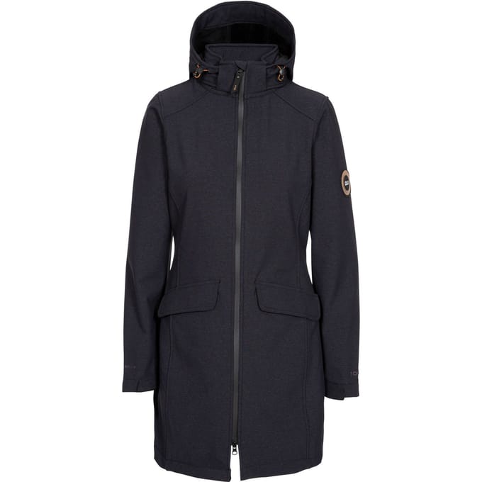 Trespass Dames/dames Maria Soft Shell Jacket (Zwarte mergel)