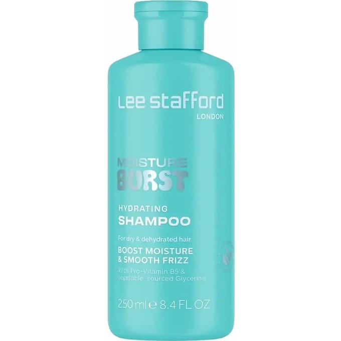 Lee Stafford Moisture Burst Shampoo - Herstellende shampoo voor beschadigd haar - 250ml