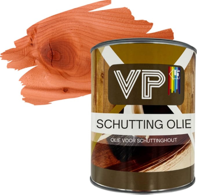 VP Platina Schutting olie 2,5 liter Teak Mengkleur