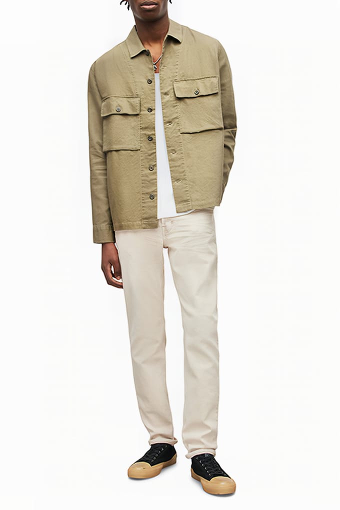 AllSaints Rex Vintage White Taglia: W30L30 | Jeans Slim Fit Outlet | Uomo | Bianco