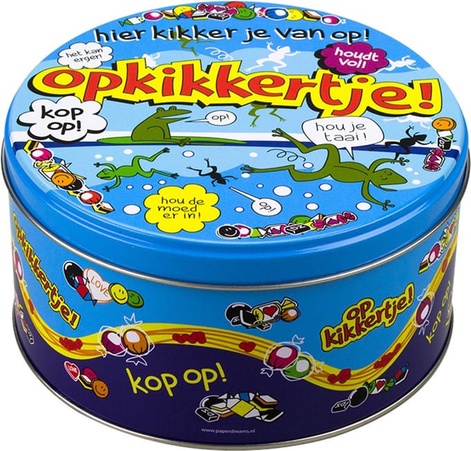 Snoeptrommel - Opkikkertje
